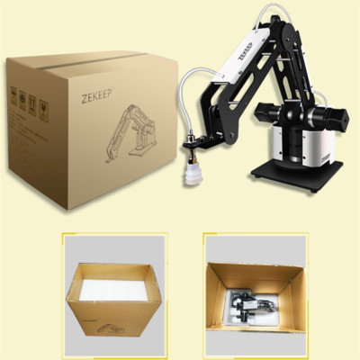 3-Axis Mechanical Robot Arm with Air Pump Remote Control Adapter Hand Grab x-TOP