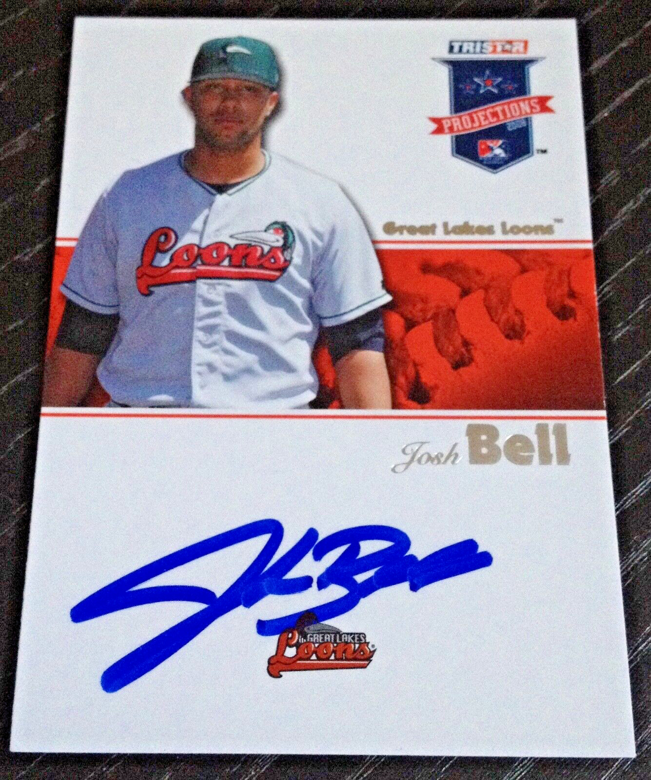 Josh Bell - 2008 Tristar Projections Rookie RC Signed Autograph Auto Card #292