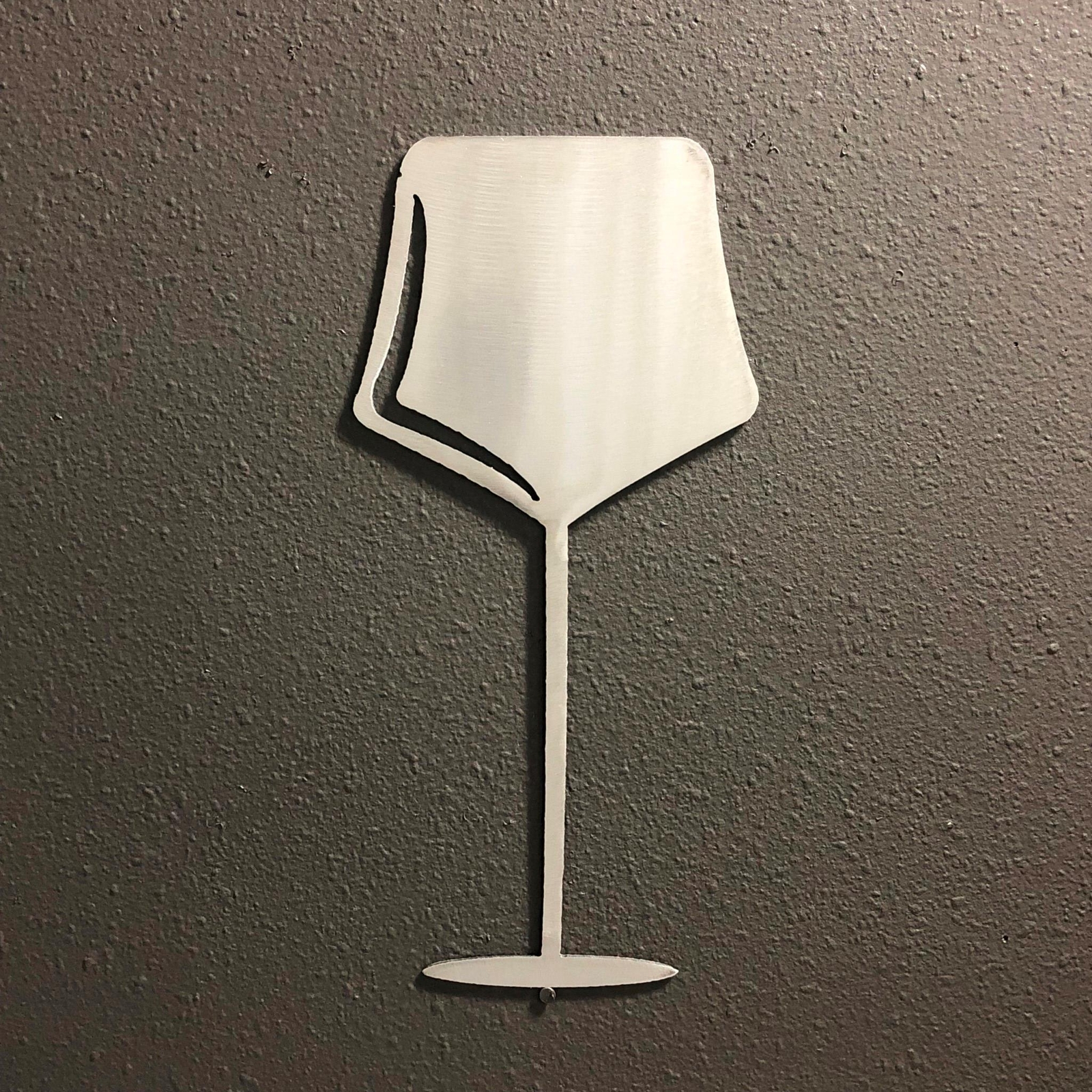 Wine Glass Metal Wall Art Skilwerx 9 x 4 Wine 1 eBay