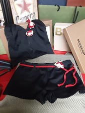 Burberry London Halter Bottoms Swimsuit. NWTS