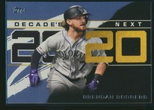 2020 Topps Series 1 Decade Next Blue Parallel #DN-8 Brendan Rodgers