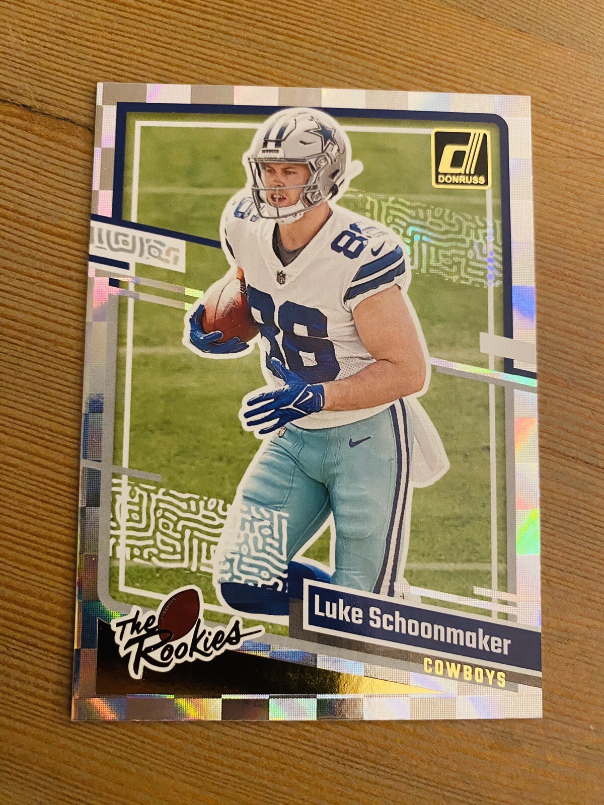 Luke Schoonmaker 2023 Panini Donruss The Rookies #18 Dallas Cowboys Rc