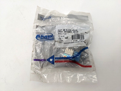 Amp Netconnect 40632-6 CAT 5E RJ45 Jack Universal Wiring Communication Circuit