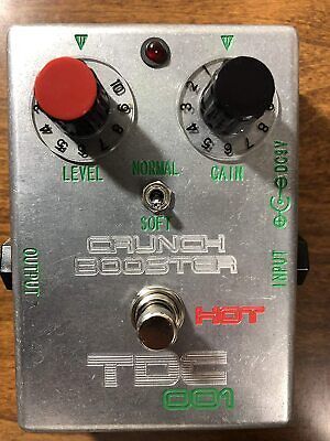 Used TDC TDC-001 Effector CRUNCH BOOSTER HOT Booster Effector From