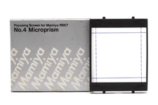 Near Mint Mamiya RB No. 4 Microprism Focusing Screen with Box #46440