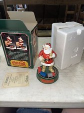 Coca Cola Santa Claus Mechanical Operating Coin Bank ERTL 1993 DieCast Metal 1st