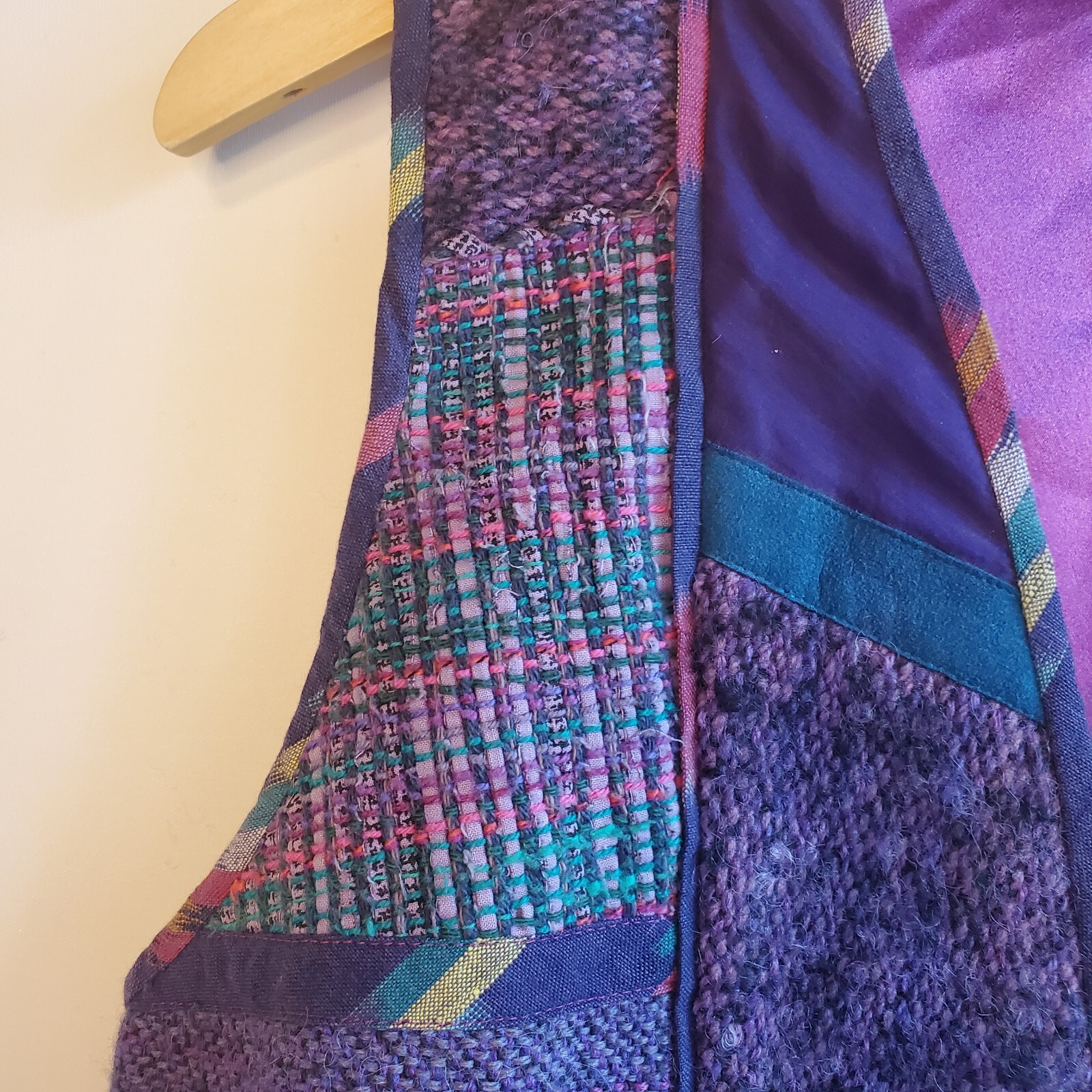 Vintage Katherine Sylvan Women's Patchwork Open F… - image 4