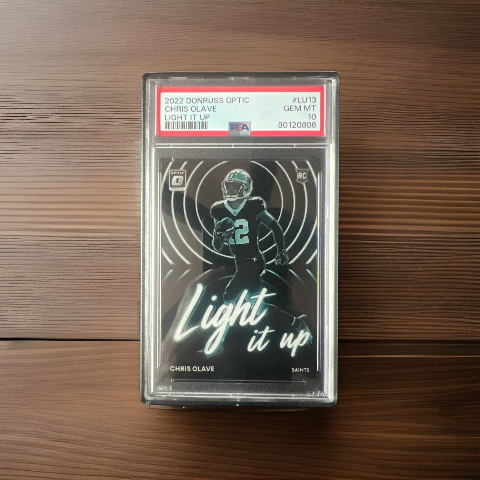 Chris Olave Panini Donruss Optic Light It Up #LU13 Base