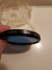 Lumix 55mm 80A Blue Filter, Made in Japan, w/plastic case