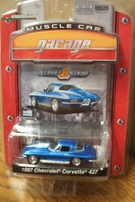 GREENLIGHT Muscle Car Garage Street & Strip 1967 Chevrolet Corvette 427 Series 9