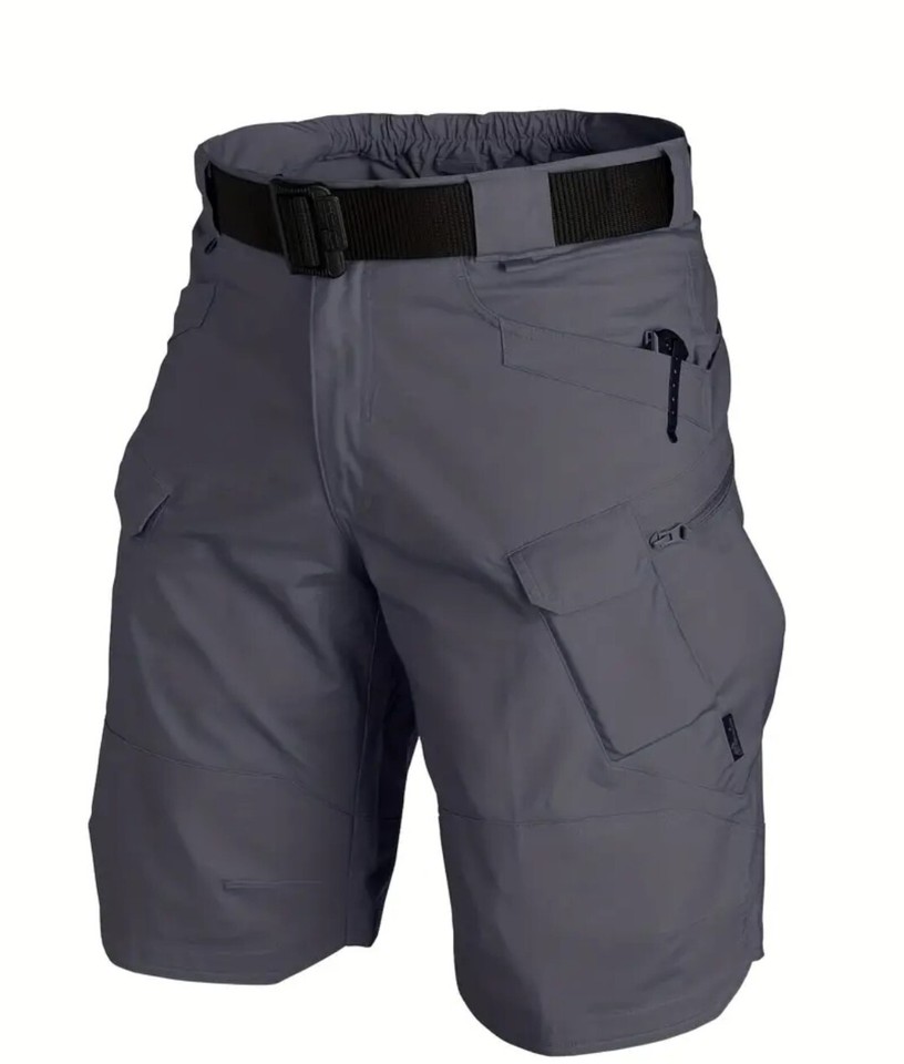 Mens Dark Grey Tactical Shorts Size Small (31) eBay