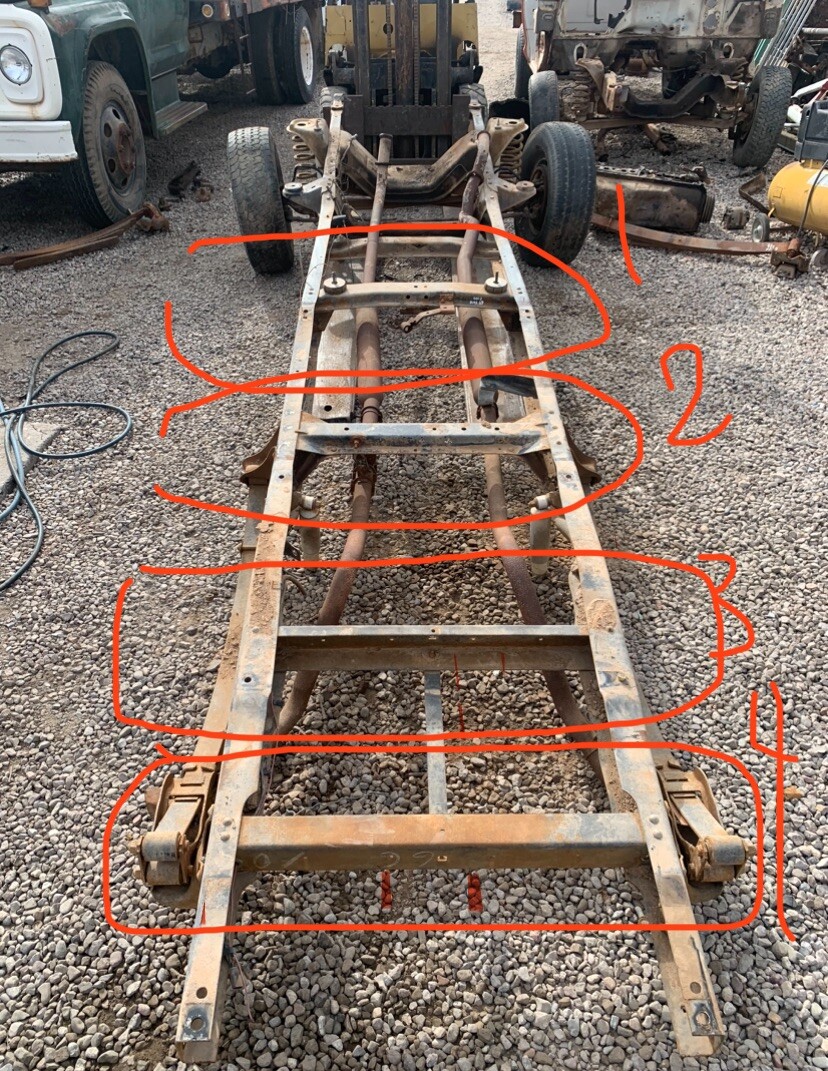 1967-1972 Ford Truck F-Series Original Frame Crossmembers | eBay