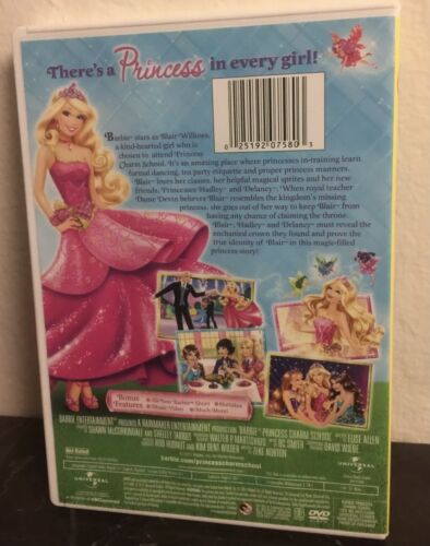BARBIE Princess Charm School Universal Studios DVD MOVIE English Cartoon |  eBay