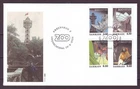 q8571/ Denmark Elephant Monkey Rhinoceros Frog FDC Cover 2009
