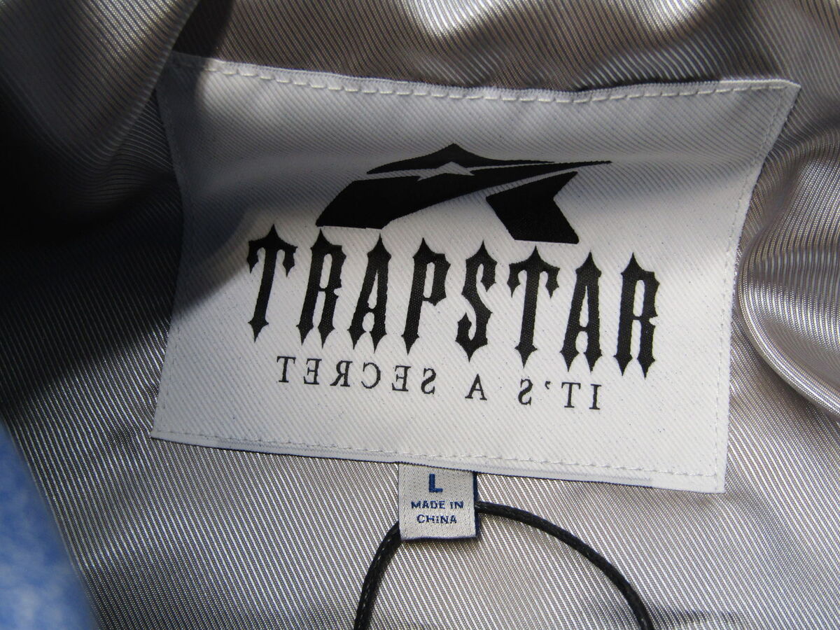 Trapstar X Avirex Mens Jacket Light Blue Size L Irongate Trapstar X Avirex Mens Jacket Light Blue Size L Irongate