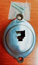 RJ11 Panel Jack brown, Circular CP Technologies KR625F-BN, 4-Conductor 350-1200 