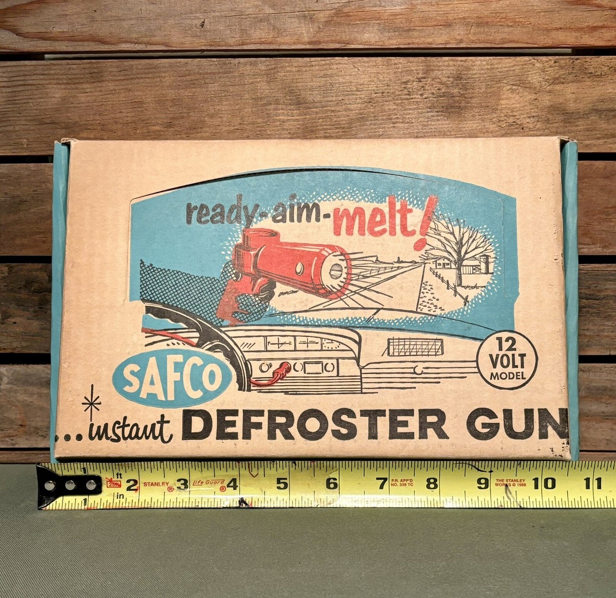 Vintage (NOS) SAFCO Instant Defroster Gun In Box Made Chicago USA 