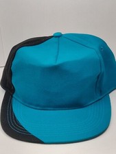 Snapback Kati Sportcap Supreme teal and Black NOS leather strapback Blank Hat