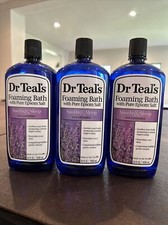 Dr Teal  s Foaming Bath with Pure Epsom Salt, Soothe  Sleep 34 oz Pack of 3
