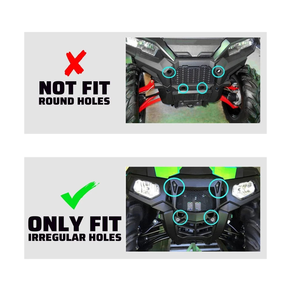 Parachoques delantero KUAFU compatible con Polaris Sportsman 550 X2 550 XP 2009-2023... Foto 4 de 4