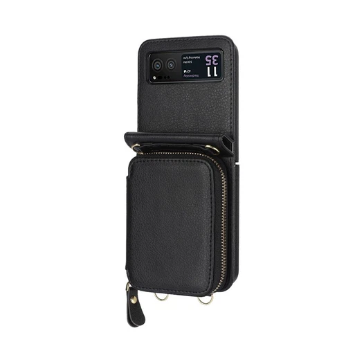For Motorola Razr 2023 leather wallet style protective case- - Bild 9 von 15