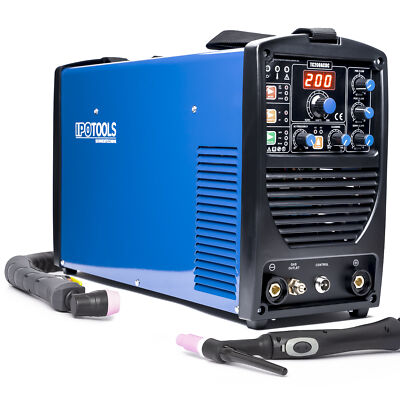 IPOTOOLS TC200 5in1 WIG AC/DC Schweißgerät Plasmaschneider Puls und MMA