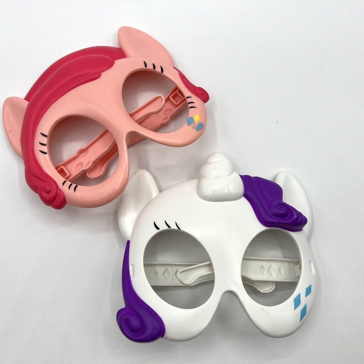 My Little Pony Rainbow Rarity & Pinkie Pie 2016 McDonald's Glasses