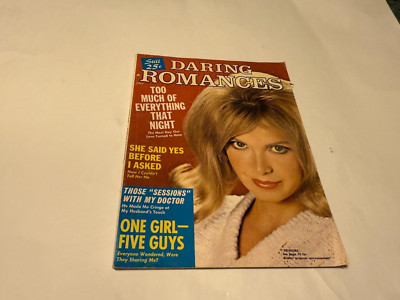 MAG: Daring Romances JuNE 1967- one girl five guys