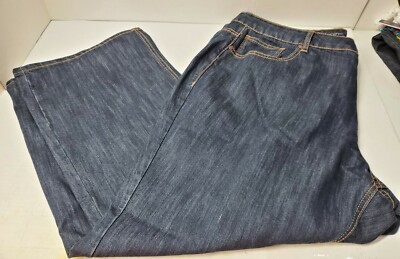 NWT AVENUE BOOTCUT BLUE JEANS PLUS SIZE 26P, INSEAM  29''