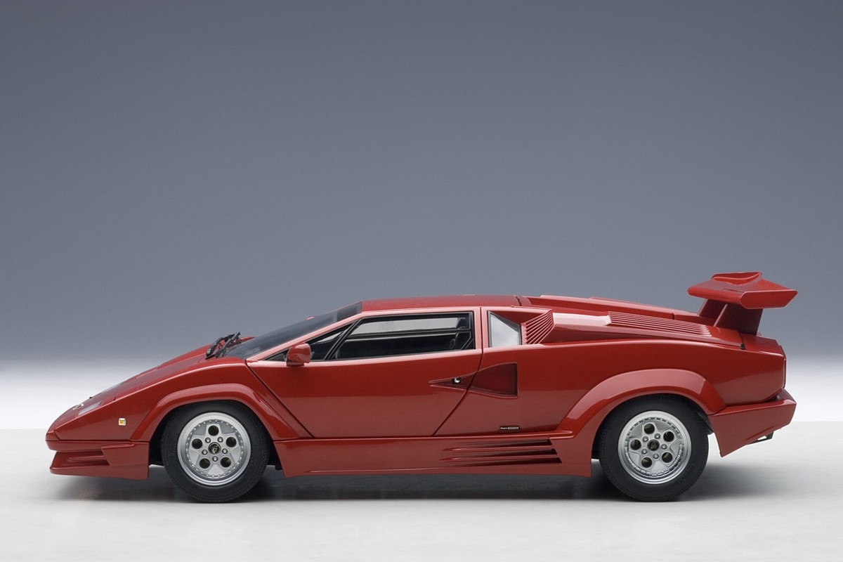 LAMBORGHINI COUNTACH 25TH ANNIVERSARY RED 1:18 by AUTOart 74534