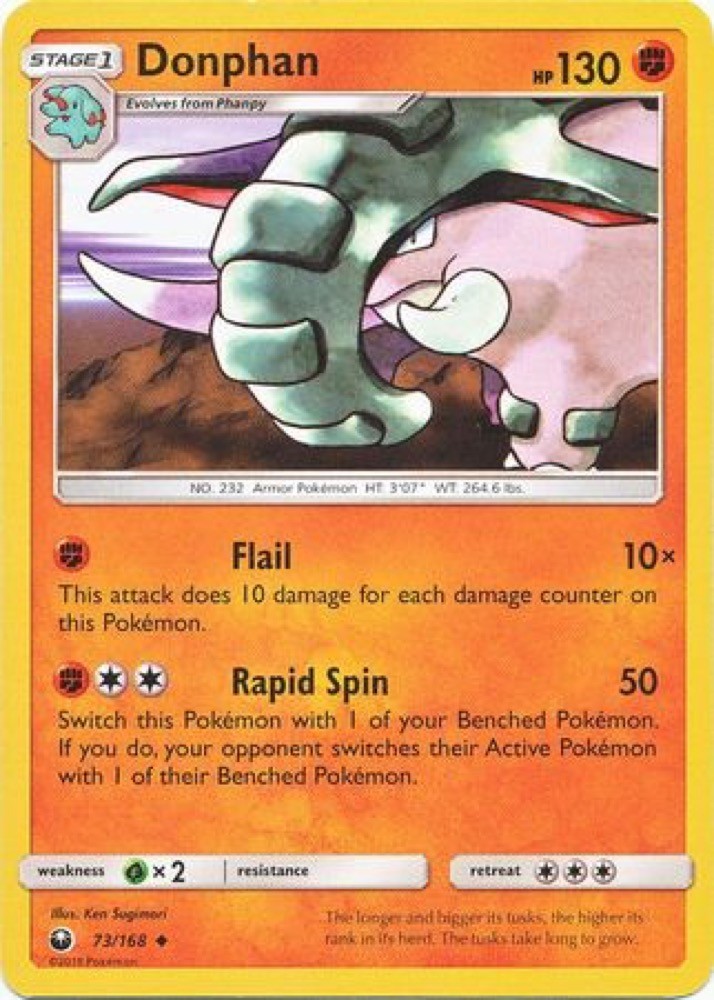 4 x Donphan (Celestial Storm 73/168) - Uncommon