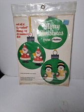 Malina Jeweled Holiday Ornaments Kit Santas a...