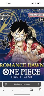 one piece romance dawn OP01 Super Rare singles