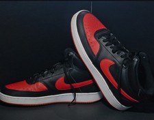 Nike Court Visions Black and Red Size 9.5