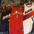 Charles Barkley Signed Team USA Basketball Jersey Hand Painted Art Nash&Bosch
