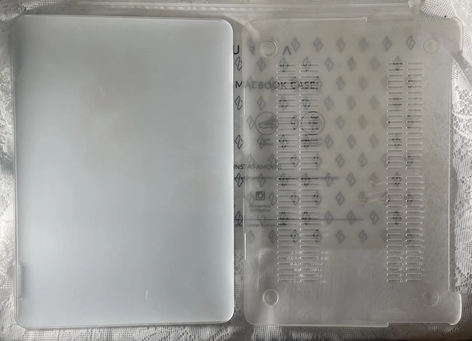 "Funda rígida Burga 13"" MacBook Pro mármol verde azulado A2338 A2251 A2289 A2159 A198" Foto 2 de 4