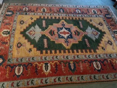 Tapis d'orient salon Konya ,très bon état , 233/162 , noué à la main - Photo 1/3