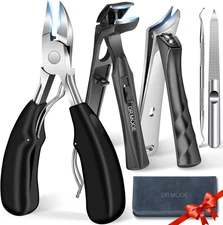 2025 Toenail Clippers for Thick Toenails for Seniors, Angled Head Large Toe Nail