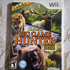 Cabela's Big Game Hunter 2012 Nintendo Wii CIB Manual Activision T 2012
