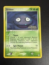 Pokémon TCG Grimer EX Team Rocket Returns 56 Reverse Holo Common NM