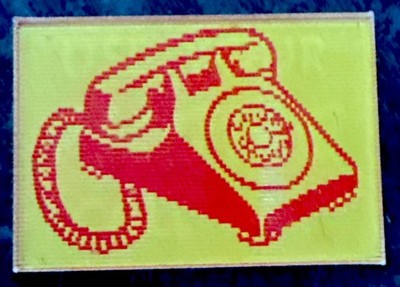 2-VARI VUE USE YOUR PHONE CALL US RARE 1960S 2 PHASE FLICKER LENTICULAR NOS MINT