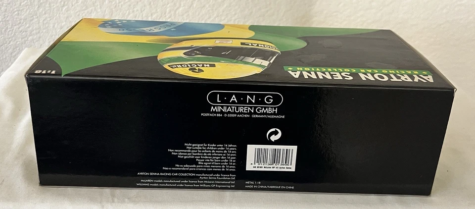1:18 McLaren MP4/5 Ayrton Senna 1989 World Champion 891801 - Image 4 of 4