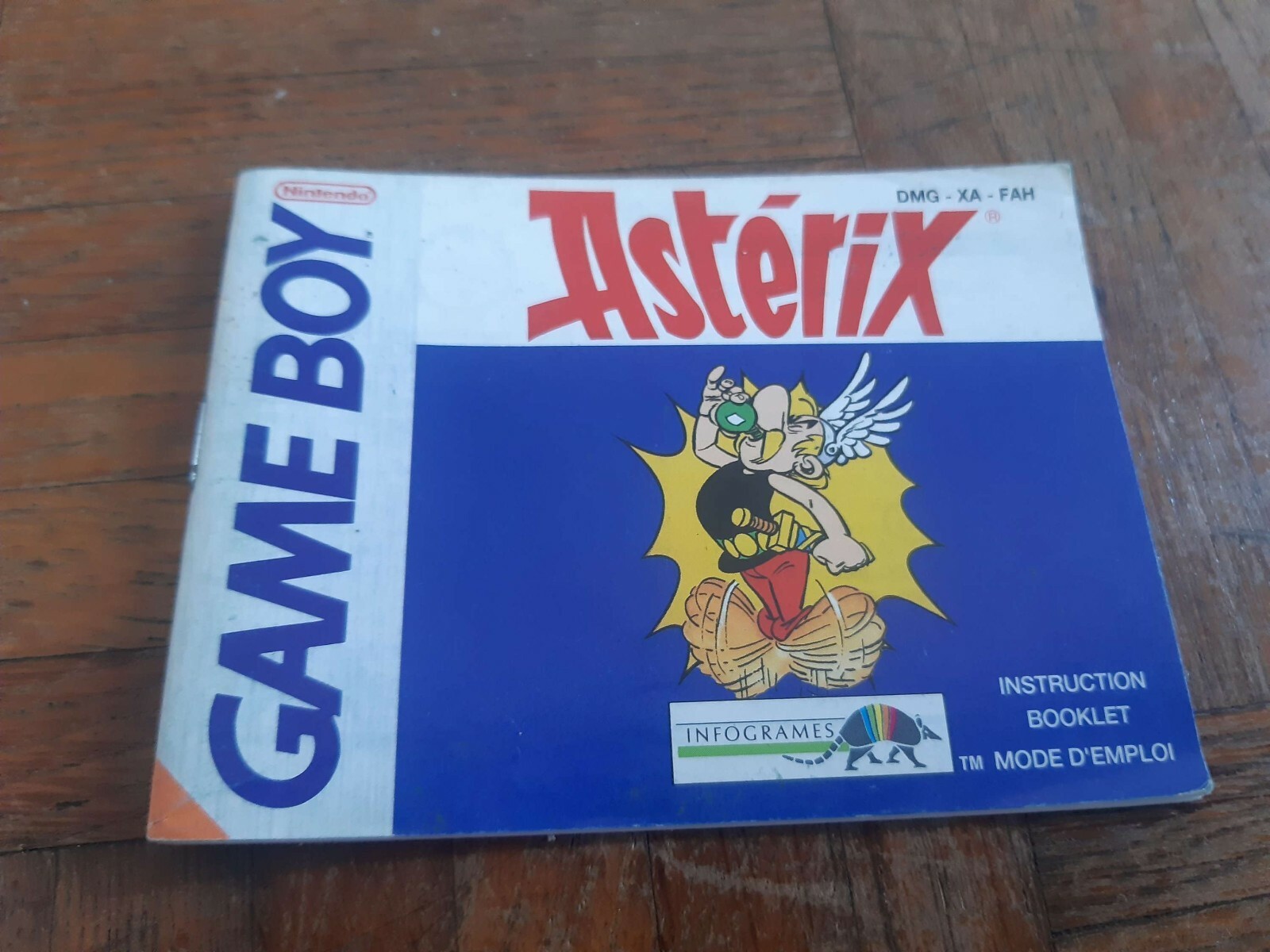 GAME BOY - Asterix - FRA - Manuel Original Nintendo