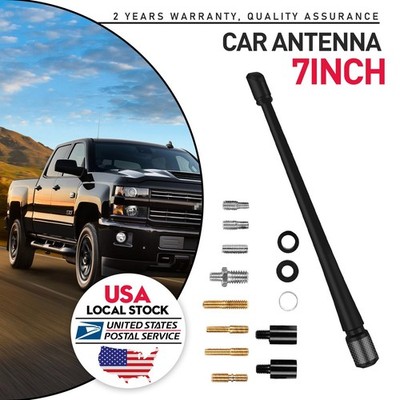 7inch Antenna Mast Black  Radio for JEEP WRANGLER JK/JL 07-23 GLADIATOR