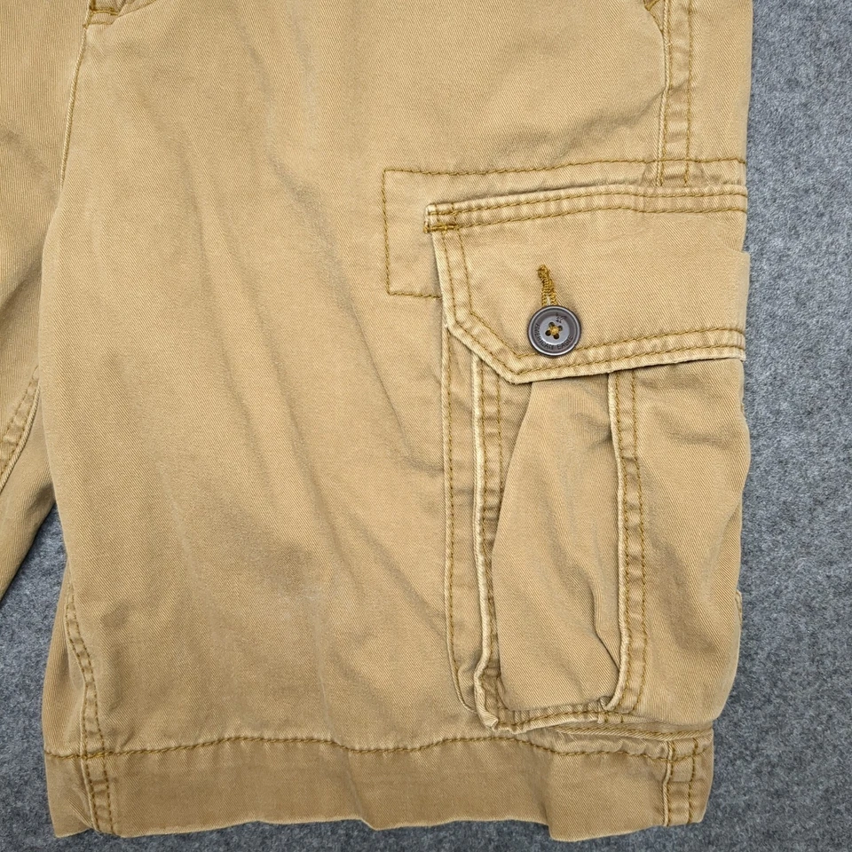 American Eagle Outfitters Mens Classic Cargo Shorts Size 30 Tan Cotton - Image 4 of 4