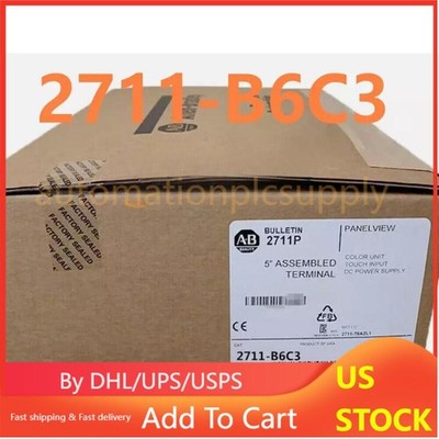 2711-B6C3 New AB PanelView Standard Terminal 2711 B6C3 Free Shipping US Free Tax