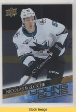 2020-21 Upper Deck Young Guns Silver Foil Nicolas Meloche #463 READ m0p