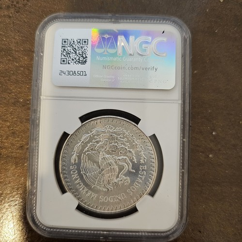 1982 1 oz Libertad MS66 NGC Double Die Reverse #1 - Picture 3 of 4