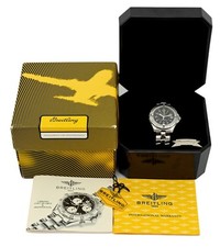 Breitling Men's 38mm Colt 500M Black Dial Stainless Steel Watch! Ref: A64050! 2