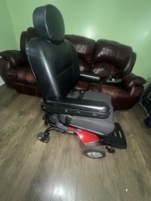 Jazzy Select Elite Electric Power Chair Black/Red Wheelchair with Charger